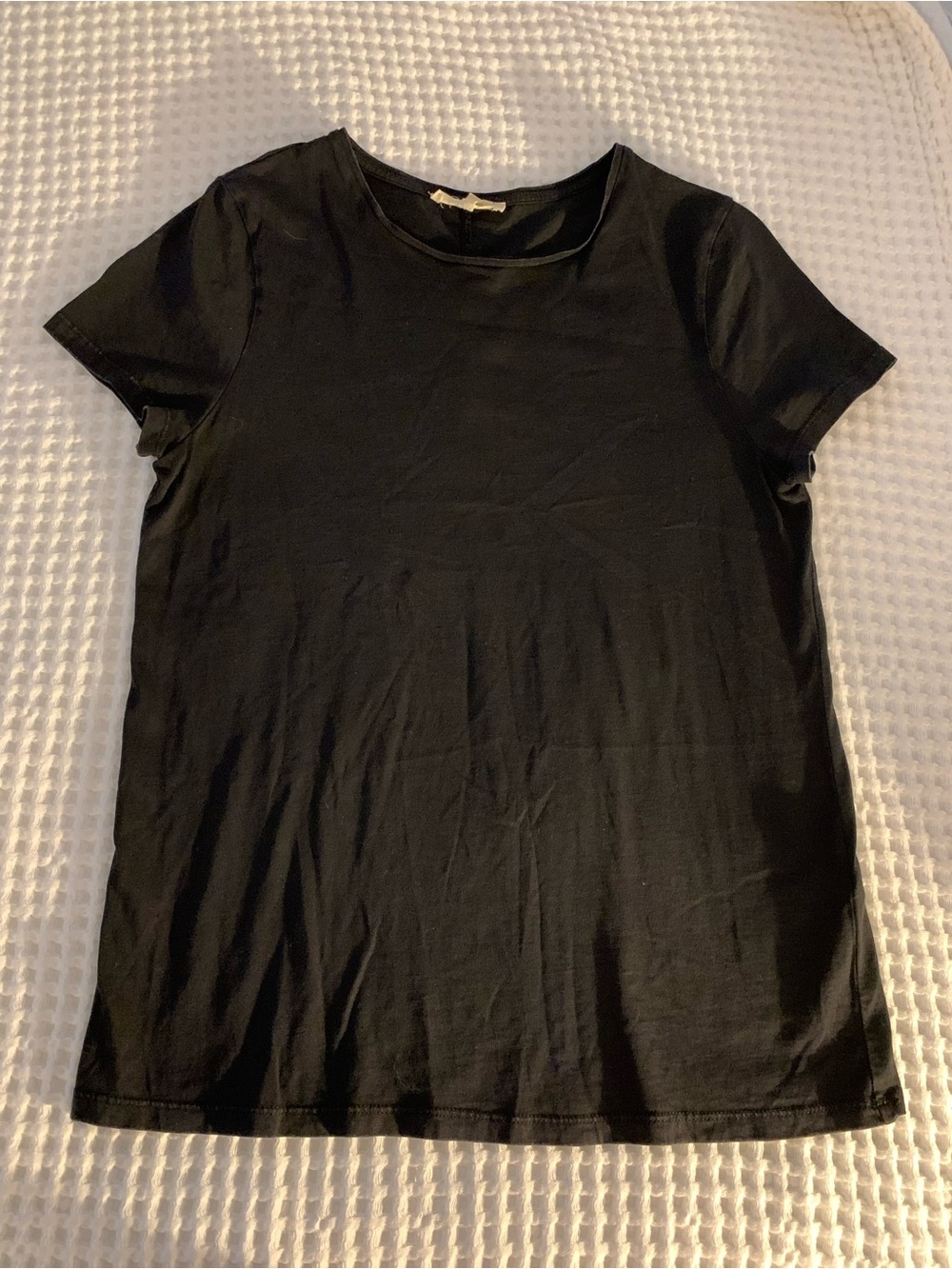 Madewell Black Short-Sleeve Crewneck Tee size medium EUC
